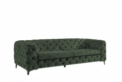 Riess-Ambiente Samt Möbel|3-Sitzer Sofa ><noscript><img width=