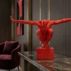 Riess-Ambiente Dekoration > Deko-Figur HIGH DIVER 50cm rot handmade Athleten-Skulptur