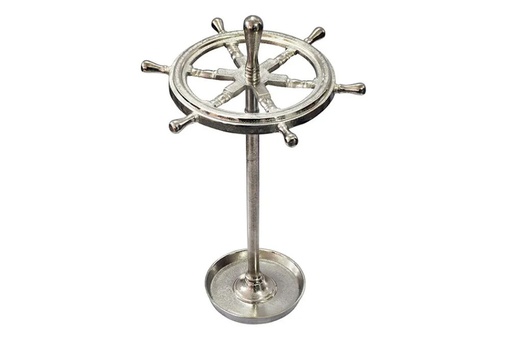 Riess-Ambiente Dekoration > Dekorativer Schirmständer SEVEN SEAS 65cm silber Metall Regenschirmhalter