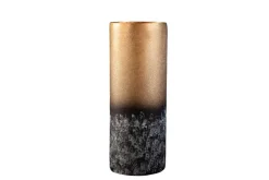 Riess-Ambiente Dekoration|Goldene Möbel > Dekorative Vase ABSTRACT 40cm gold Metall Patina handmade