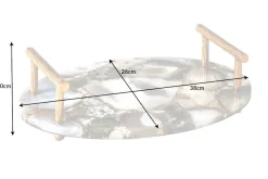 Riess-Ambiente Goldene Möbel|Etageren & Tabletts ><noscript><img width=