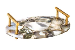 Riess-Ambiente Goldene Möbel|Etageren & Tabletts ><noscript><img width=
