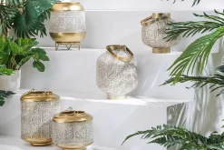 Riess-Ambiente Dekoration|Goldene Möbel ><noscript><img width=