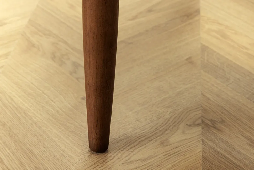 Riess-Ambiente Mehr...|Massivholzstühle > Design Armlehnen-Stuhl KENNEDY braun smoke creme aus recycelter Pinie mit Polstersitz