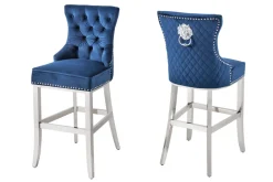 Riess-Ambiente Barhocker|Samt Möbel ><noscript><img width=