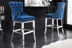 Riess-Ambiente Barhocker|Samt Möbel ><noscript><img width=