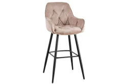 Riess-Ambiente Barhocker|Samt Möbel ><noscript><img width=