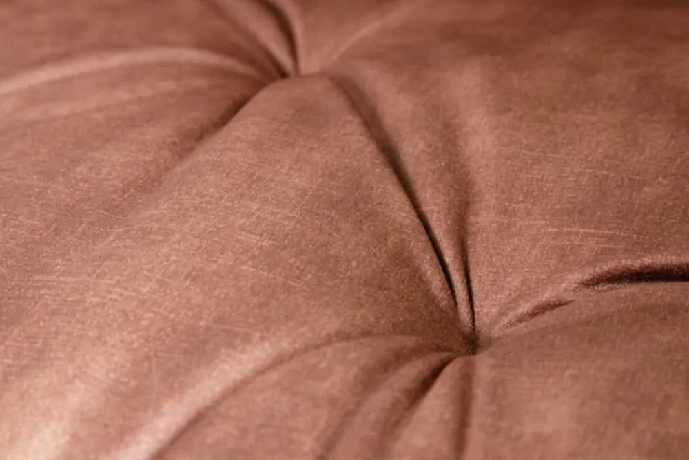 Riess-Ambiente Barhocker|Samt Möbel > Design Barhocker MILANO rost braun Samt Barstuhl mit Lehne Metall schwarz Chesterfield-Steppung