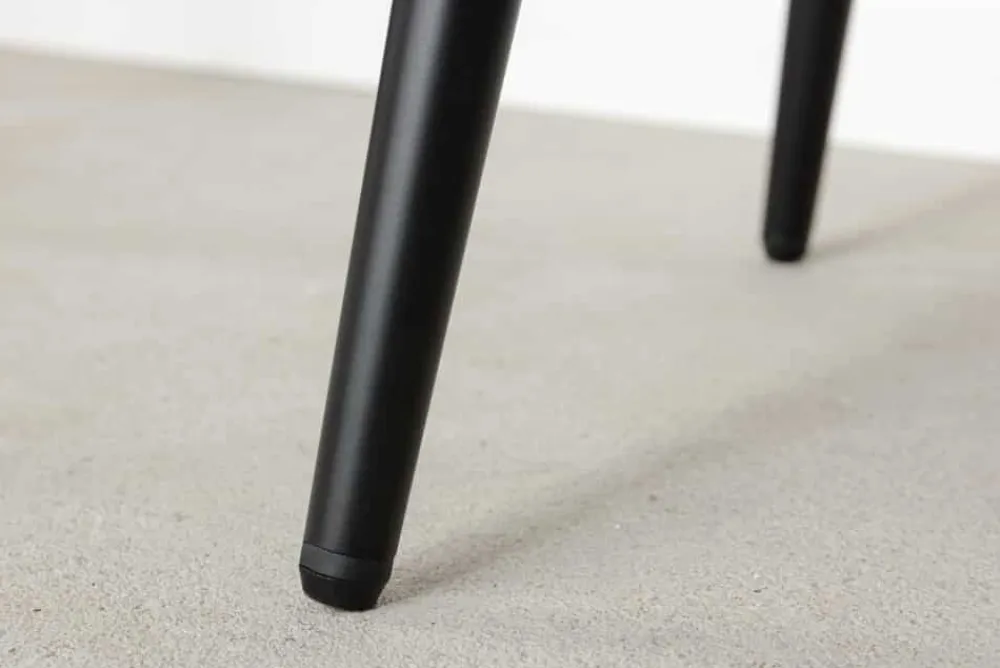 Riess-Ambiente Barhocker|Samt Möbel > Design Barhocker MILANO rost braun Samt Barstuhl mit Lehne Metall schwarz Chesterfield-Steppung