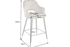 Riess-Ambiente Retro Möbel|Barhocker ><noscript><img width=