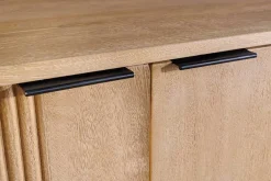 Riess-Ambiente Mehr...|Massivholzschränke > Design Barschrank ART DECO 140cm weiß gekälkt Mangoholz 3D-Front