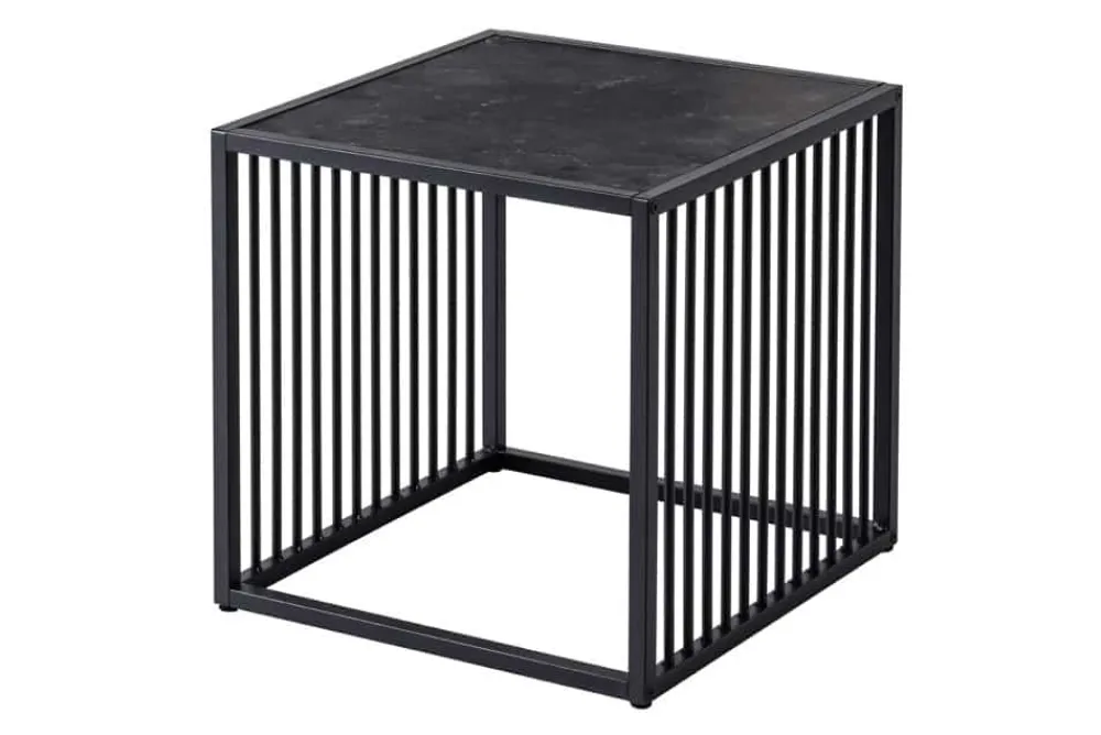 Riess-Ambiente Beistelltische|Skandinavisch > Design Beistelltisch ARCHITECTURE 40cm graphit Metall