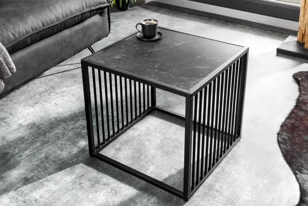 Riess-Ambiente Beistelltische|Skandinavisch > Design Beistelltisch ARCHITECTURE 40cm graphit Metall