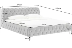 Riess-Ambiente Polsterbetten|Samt Möbel ><noscript><img width=