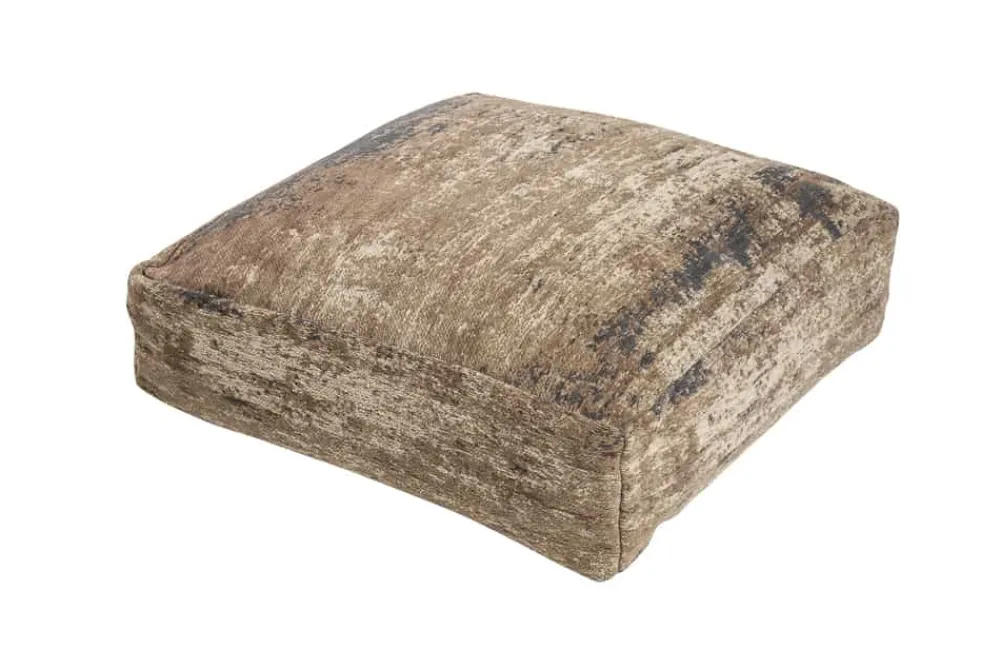 Riess-Ambiente Sitzpoufs|Heimtextilien > Design Bodenkissen XL MODERN ART 70cm braun abstraktes Muster Sitzkissen