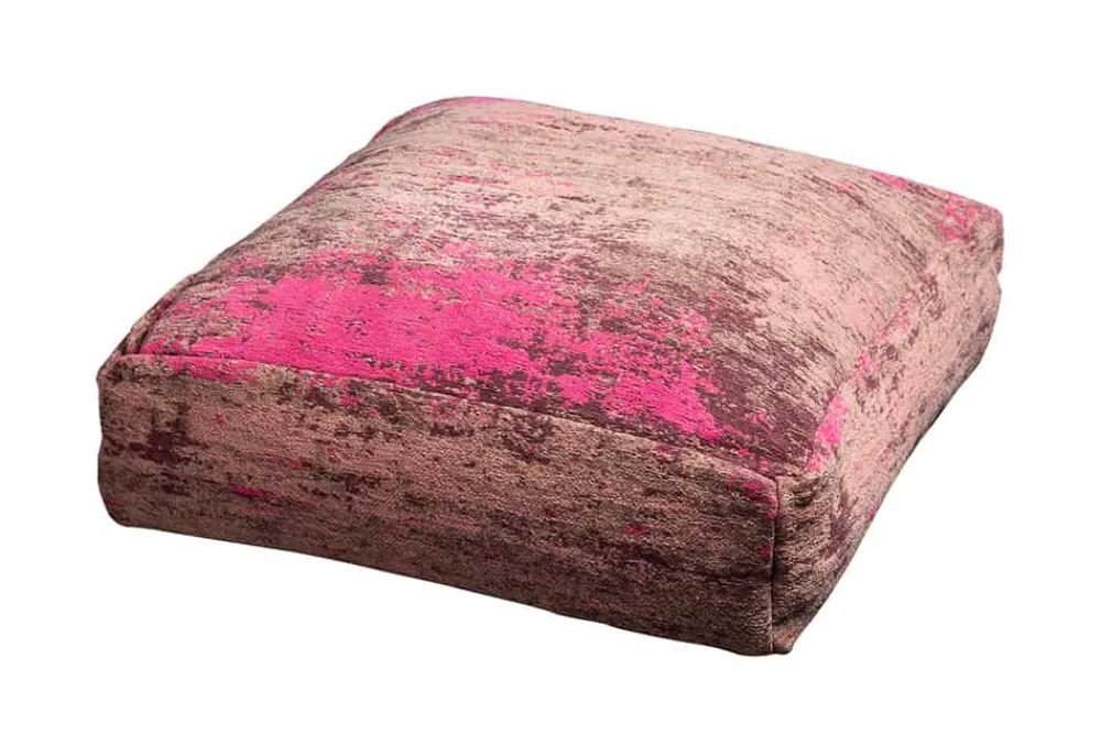 Riess-Ambiente Sitzpoufs|Heimtextilien > Design Bodenkissen XL MODERN ART 70cm rot pink abstraktes Muster Sitzpouf