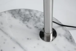 Riess-Ambiente Stehleuchten > Design Bogenlampe EXTENSO 230cm weiß Stehlampe mit weißem Marmorfuß
