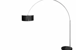 Riess-Ambiente Stehleuchten > Design Bogenlampe EXTENSO 230cm schwarz Stehlampe mit Marmorfuß