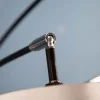 Riess-Ambiente Retro Möbel|Stehleuchten > Design Bogenlampe LEVELS 205cm weiß beige braun 5 Leinenschirme Stehlampe