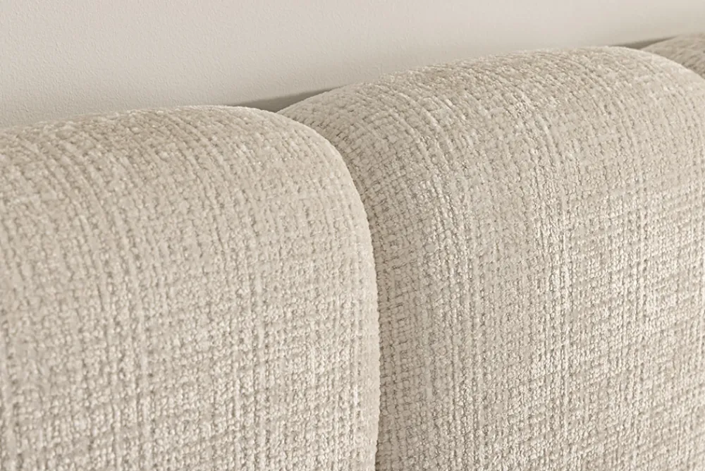 Riess-Ambiente Boxbetten > Design Boxbett ADLON 180x200cm beige Chenille Cremona mit Stauraum und Lattenrost