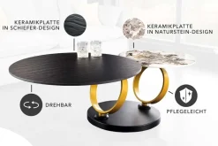 Riess-Ambiente Goldene Möbel|Couchtische & Truhen ><noscript><img width=