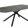 Riess-Ambiente Couchtische & Truhen > Design Couchtisch OSAKA 110cm anthrazit Keramik schwarz Metall mit Sterngestell