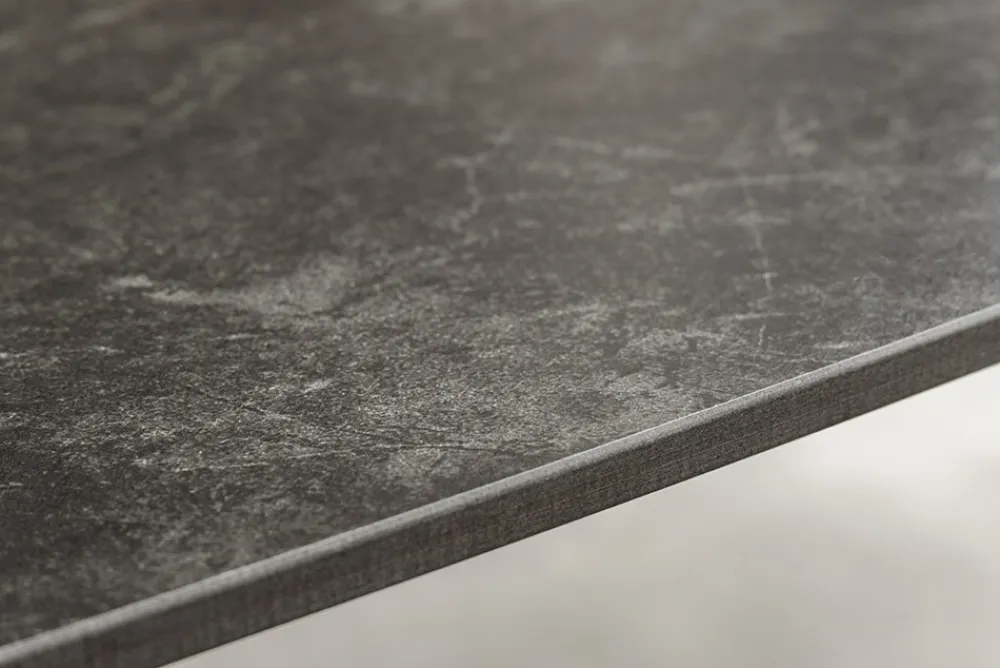 Riess-Ambiente Couchtische & Truhen > Design Couchtisch OSAKA 110cm anthrazit Keramik schwarz Metall mit Sterngestell