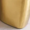 Riess-Ambiente Goldene Möbel|Esstische > Design Esstisch ORGANIC 200cm grau weiß braun Naturstein Marmor Metall brushed gold