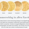 Riess-Ambiente Goldene Möbel|Etageren & Tabletts > Design Etagere ORIENT 50cm gold im Wild Hammerschlag mit drei Etagen