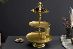 Riess-Ambiente Goldene Möbel|Etageren & Tabletts ><noscript><img width=