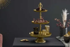 Riess-Ambiente Goldene Möbel|Etageren & Tabletts ><noscript><img width=