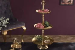 Riess-Ambiente Goldene Möbel|Etageren & Tabletts ><noscript><img width=