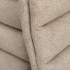 Riess-Ambiente Freischwinger > Design Freischwinger Stuhl COMFORT beige Strukturstoff mit Metallgestell