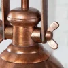 Riess-Ambiente Hängelampen|Industrial Loft > Design Hängelampe INDUSTRIAL 45cm kupfer geflammt Industrial Stil