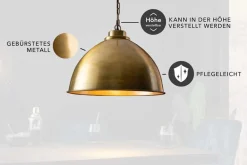Riess-Ambiente Goldene Möbel|Hängelampen ><noscript><img width=