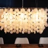 Riess-Ambiente Hängelampen > Design Hängelampe SHELL REFLECTIONS 80cm Muschellampe Perlmutt