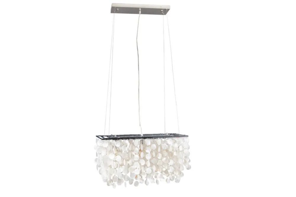 Riess-Ambiente Hängelampen > Design Hängelampe SHELL REFLECTIONS 80cm Muschellampe Perlmutt