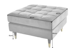 Riess-Ambiente Polsterhocker|Sitzhocker ><noscript><img width=