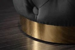 Riess-Ambiente Goldene Möbel|Sitzhocker ><noscript><img width=