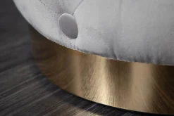 Riess-Ambiente Goldene Möbel|Sitzhocker ><noscript><img width=