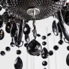 Riess-Ambiente Hängelampen|Kronleuchter & Lüster > Design Kronleuchter BLACK CRYSTAL XL 80cm schwarz Acryl 15-armig Lüster