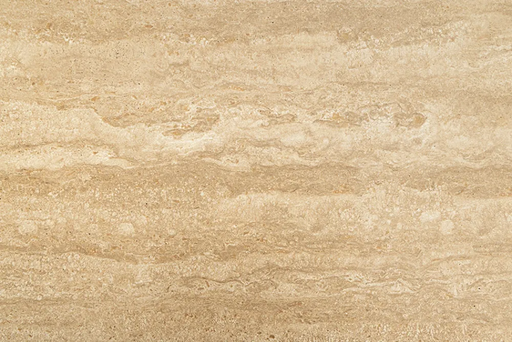 Riess-Ambiente Beistelltische|Retro Möbel > Design Nachttisch SAVOY 50cm grau beige greige Keramik Travertin Beistelltisch