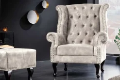 Riess-Ambiente Sessel|Samt Möbel ><noscript><img width=