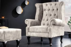 Riess-Ambiente Sessel|Samt Möbel ><noscript><img width=