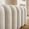Riess-Ambiente Skandinavisch|Sitzbänke > Design Polsterbank VOGUE 95cm beige Bouclé Bettbank