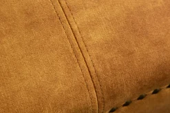 Riess-Ambiente Liegen|Samt Möbel > Design Récamière CHESTERFIELD 170cm senfgelb Samt Knopfheftung Nietenbesatz