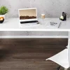 Riess-Ambiente Bürotische > Design Schreibtisch FAST TRADE 140cm weiß Hochglanz Bürotisch