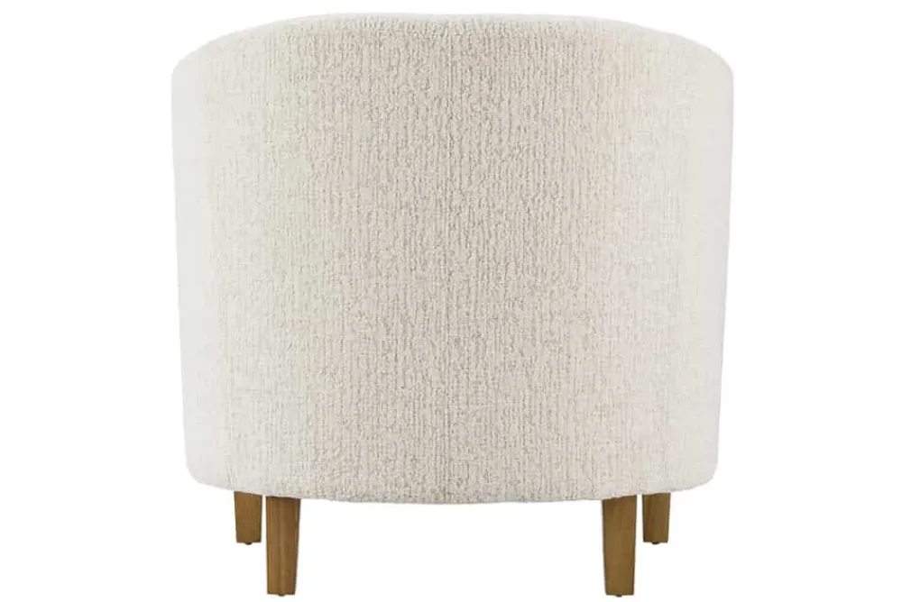 Riess-Ambiente Loungesessel > Design Sessel HEMINGWAY beige Bouclé Tweed Soft mit Armlehnen Cocktailsessel