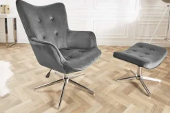 Riess-Ambiente Sessel|Samt Möbel ><noscript><img width=