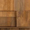 Riess-Ambiente Retro Möbel|Sideboards & Kommoden > Design Sideboard ART DECO 170cm braun smoked Mangoholz massiv 3D-Front